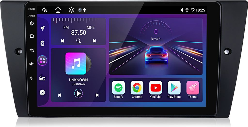 Autoradio Android 15 9 Pouces Pour Renault Clio 3 (2005-2014) - CarPlay/Android Auto Sans Fil, GPS, 2+64Go