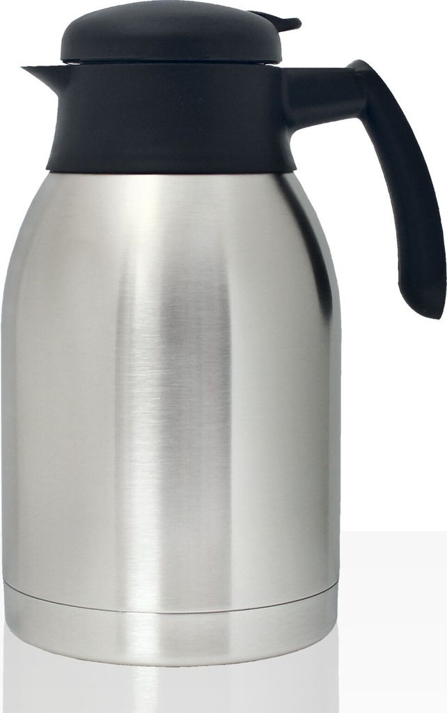 Bonamat Isolierkanne Edelstahl 2l mit Drehdeckel, Kaffeekanne