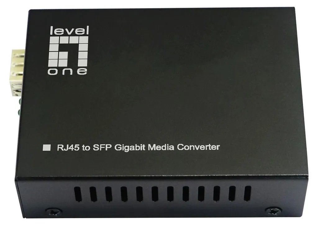 Convertisseur LevelOne GVT-2015 10/100/1000T vers SFP RJ45 60W PoE