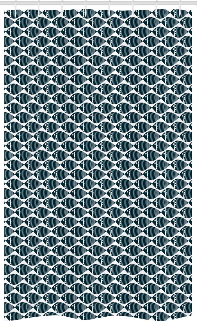 Tenda Doccia Aesthetic ABAKUHAUS 120x180 - Vibes Marine Blu Scuro