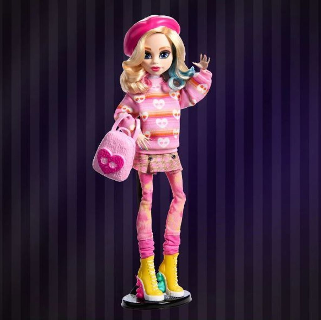 Monster High X Wednesday Enid Sinclair v růžovém outfitu Obrázek produktu 8