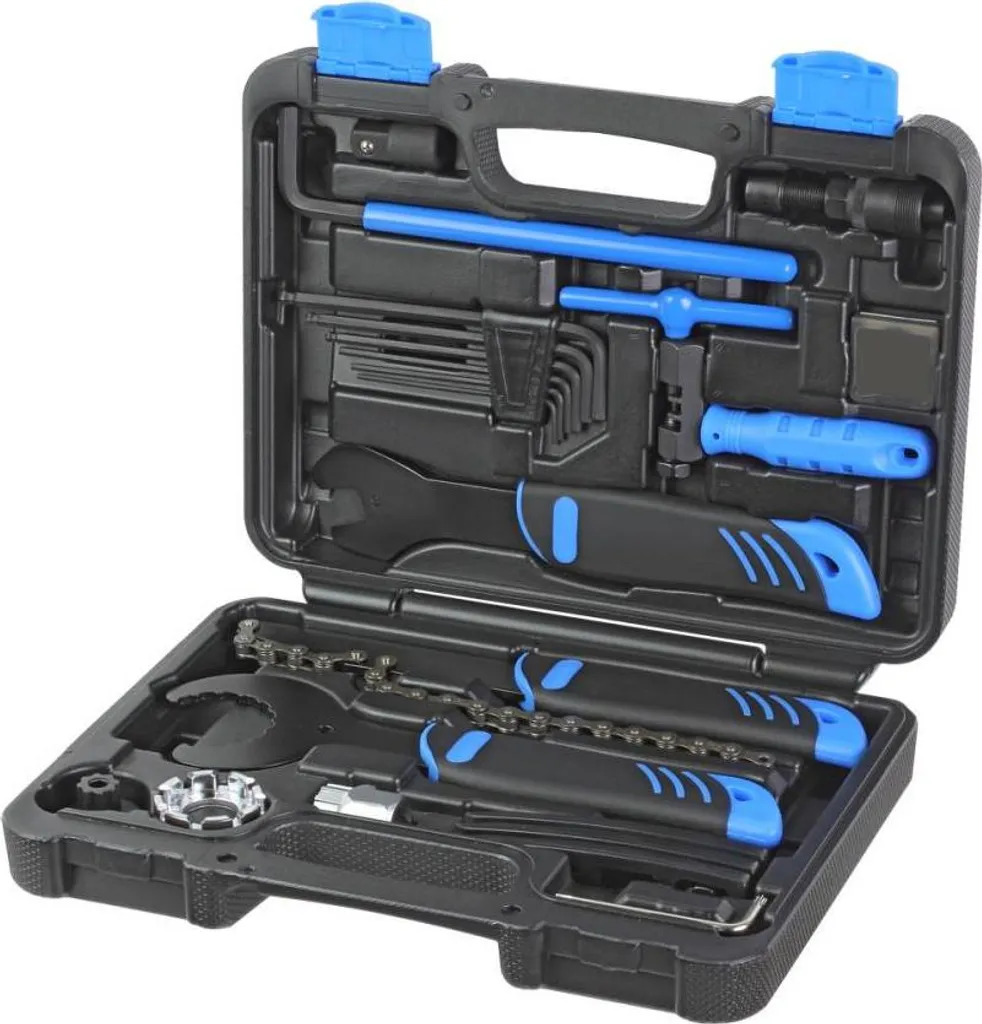 Coffret d'outillage vélo 22 pièces Longus pour atelier de réparation