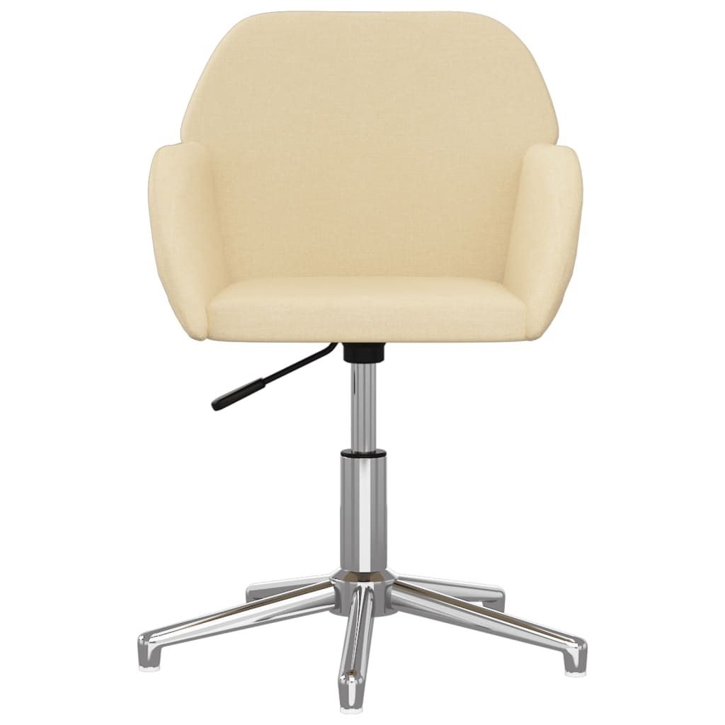 "im Sonderangebot"Gaming Chair - CLORIS - Bürostuhl - Ergonomischer und langlebig - Drehbar Creme Stoff - 53,5 x 57 x (70 - 77,5) cm - DEMöbel683...
