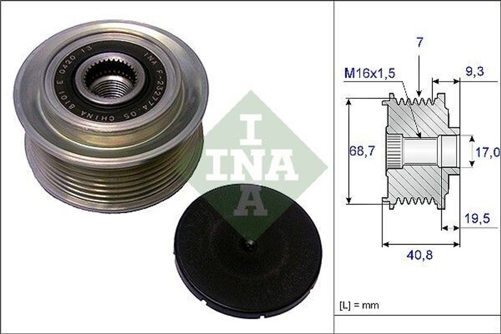 Ina Generatorfreilauf 535 0079 10
