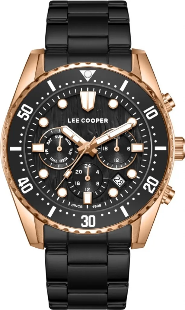 Montre Homme Lee Cooper LC08101.450 Noir - Design Londonien Chic