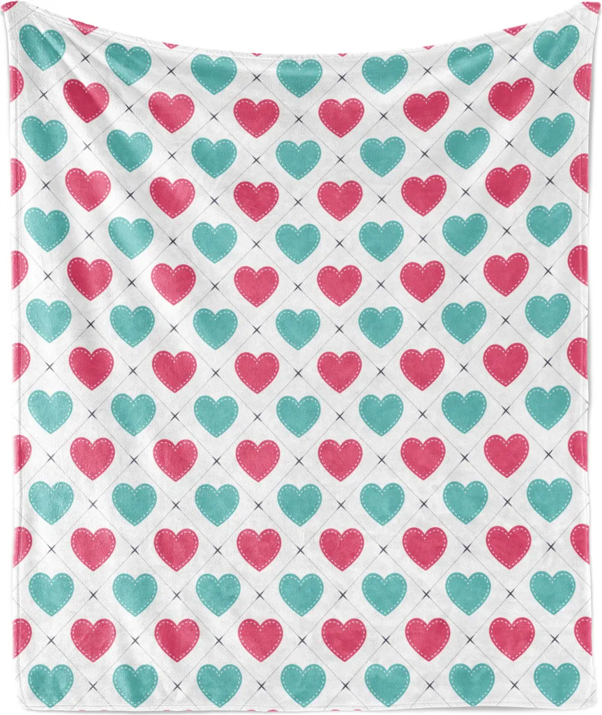 Coperta in Flanella Pile ABAKUHAUS 175x230 cm Professionale San Valentino
