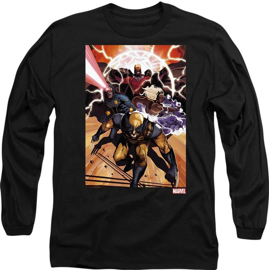 Marvel - "X-Men Team Attack" T-Shirt für Herren/Damen Uni TV14354 (M) (Schwarz)