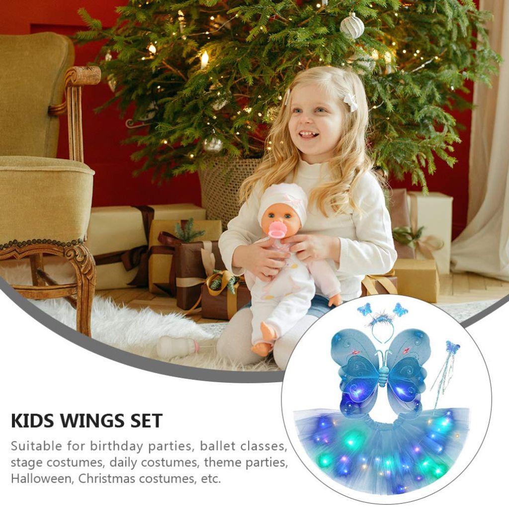 Junggesellinnenabschied-Kostüm-Set – 5-teilig (Stirnband, Fliege, Schwanz, Handschuhe, Tutu) | Für Mädchen 1-10 Jahre