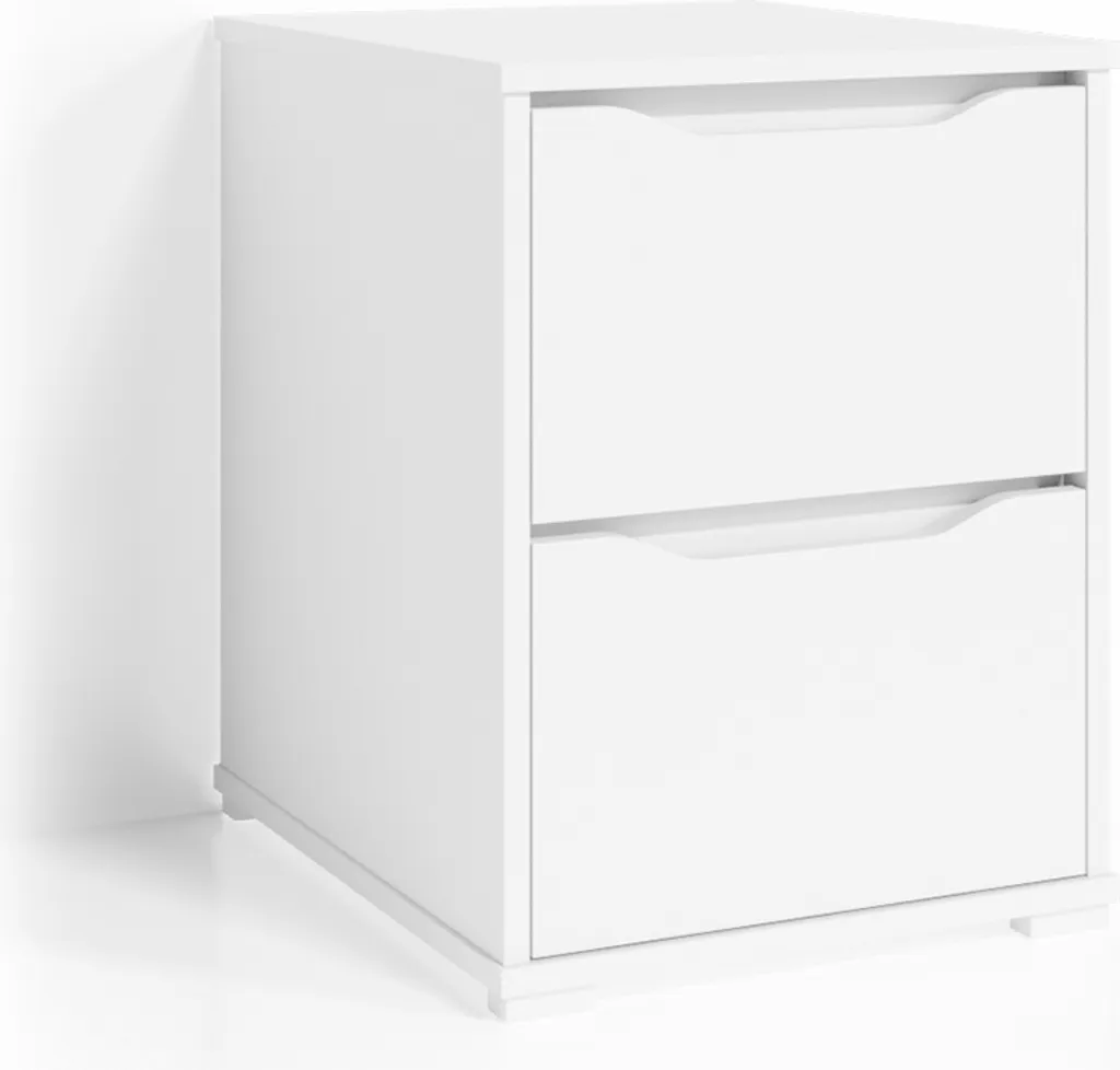 Commode compacte Vicco Ruben Blanche 40cm style moderne et épuré