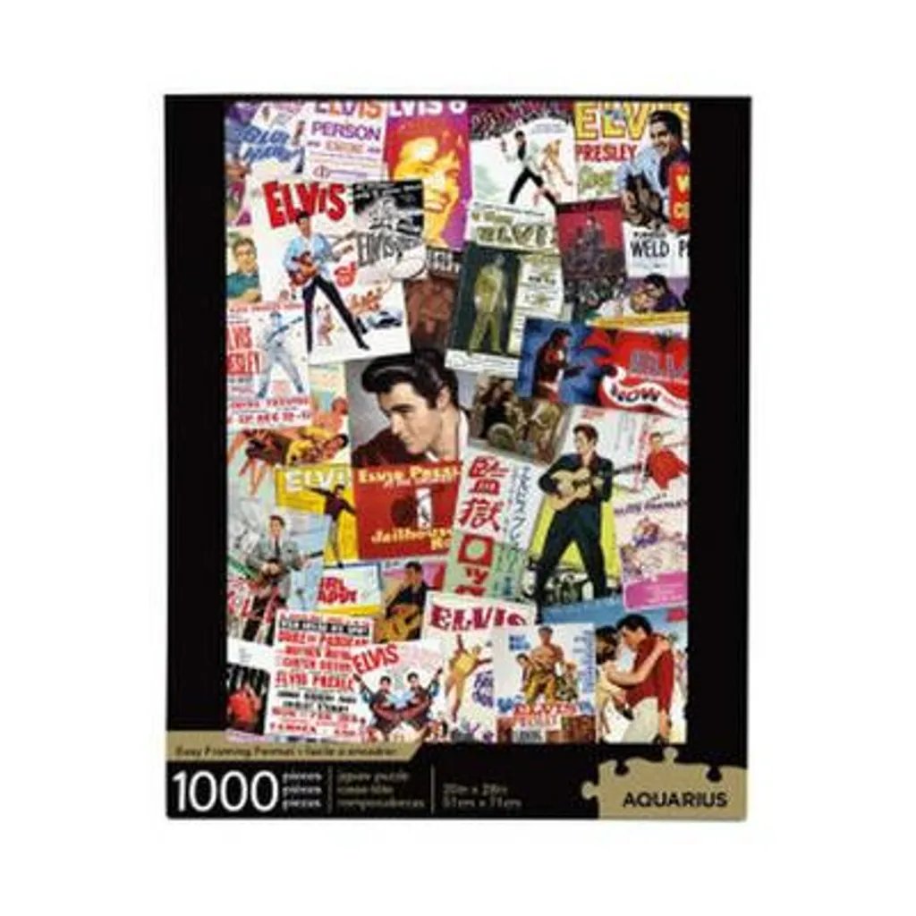 Puzzle Elvis Presley Décoration Murale - Idée Cadeau Musique et Cinéma