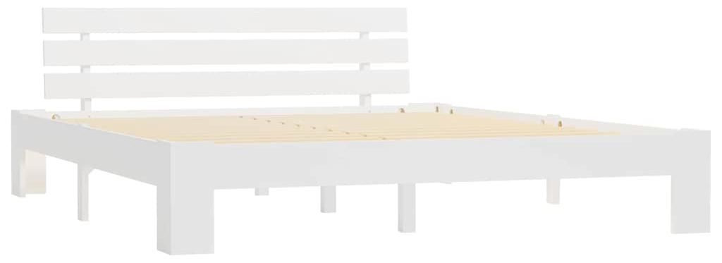 vidaXL Letto in legno massiccio di pino bianco 180x200 cm Immagine del prodotto 