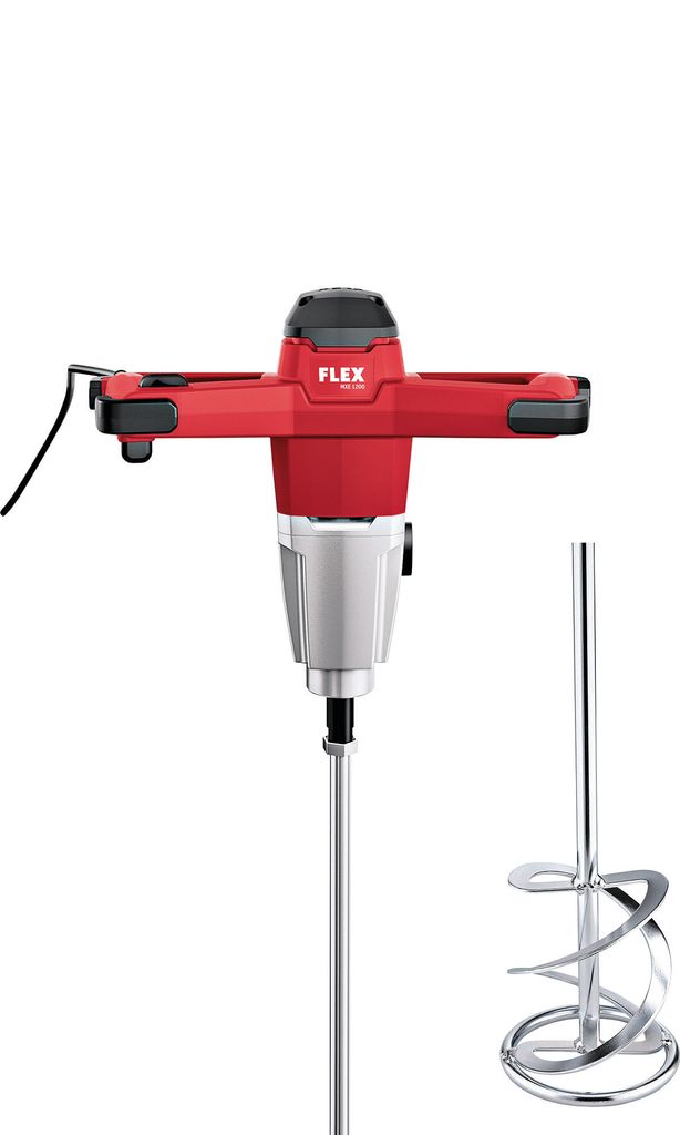 Flex Rührwerk (Motor 1200 Watt, 1-Gang Getriebe, Werkzeugaufnahme M14)