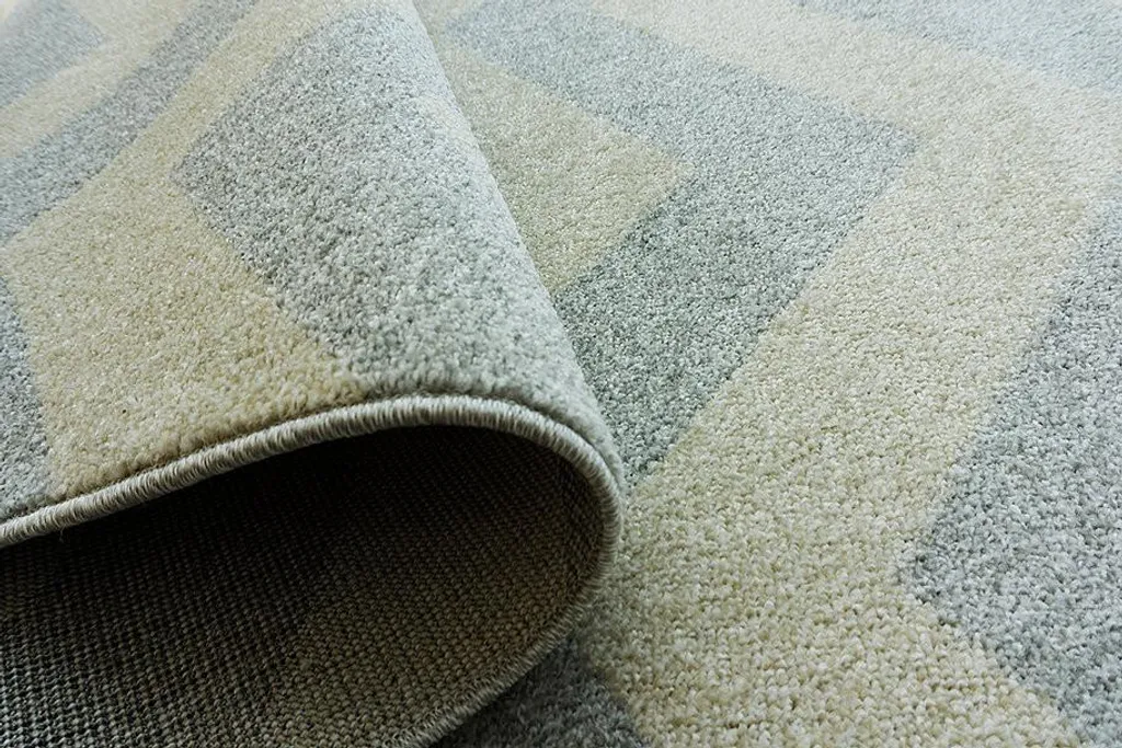 Tapis Moderne Gris Aspect 1961 - Finition Soft Touch 140x190 cm