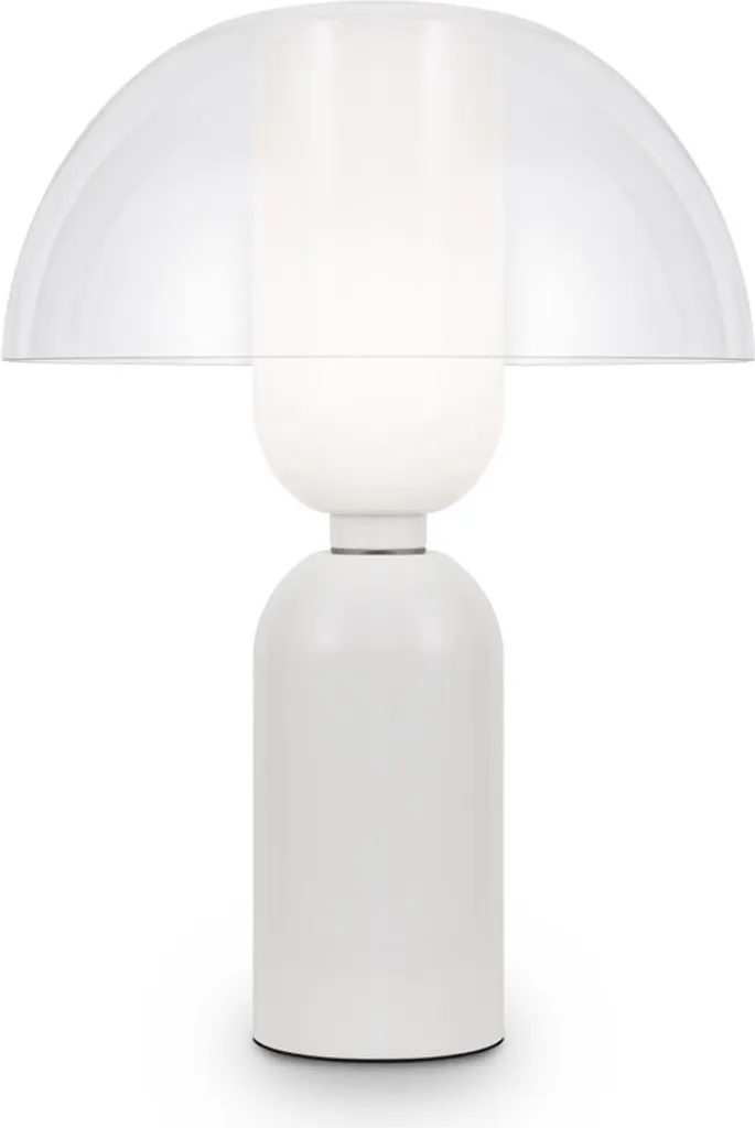 Luminaire de chevet design en verre Memory Maytoni blanc culot E14 40W