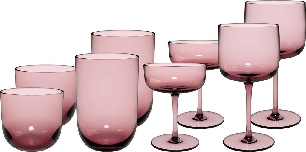 like. by Villeroy & Boch Like Glass Gläser Set 8-teilig Grape