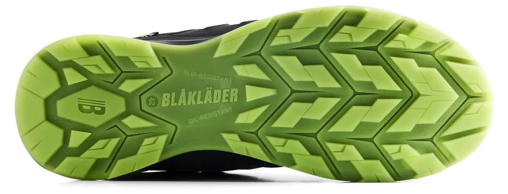 Baskets de sécurité légères Sprinter 2412 Blakläder Noir Vert Citron 42 - 2