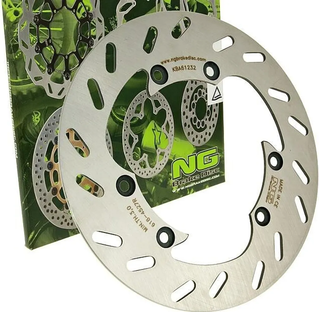 Disque de frein NG 618 en acier inox 240mm 6 trous pour Derbi 50cc