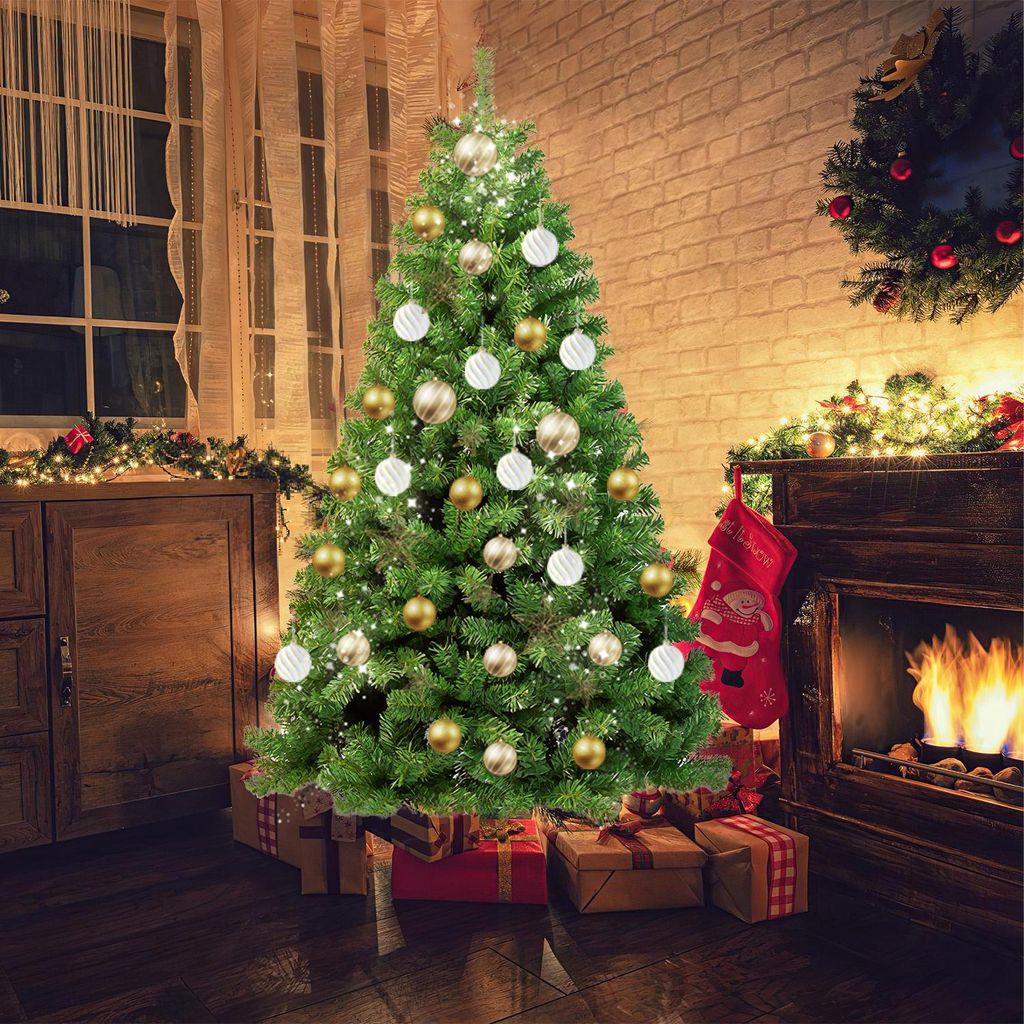 Arbre de Noël artificiel Ikodm, 210 cm, vert, avec 950 Image du produit 