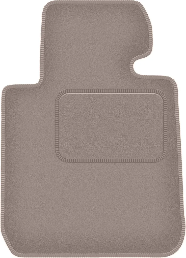 Tappetino Guida BMW 1 F23 Cabrio Beige Velluto Su Misura con Fissaggi