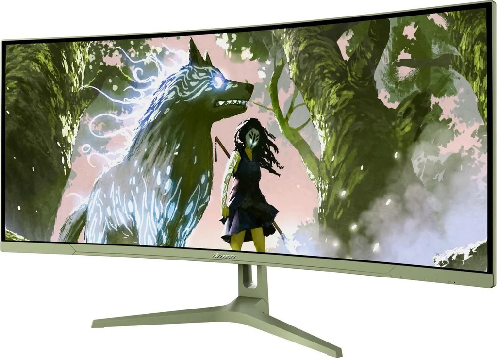 Écran PC 165Hz Arozzi Nova 34" VA Panoramique Finition Waldgrün Design - 3