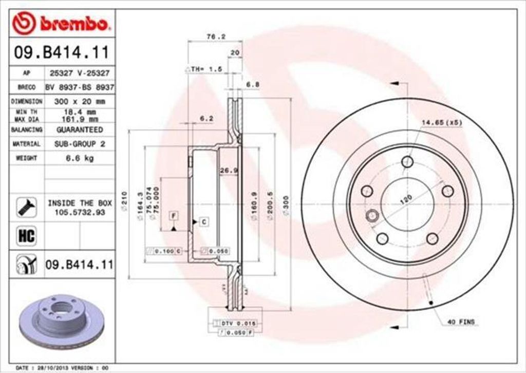 Bremsscheibe Produktbild 