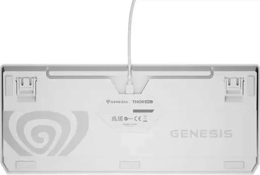 Clavier Gaming Compact Genesis Thor 230 TKL Blanc pour Setup Gaming - 10