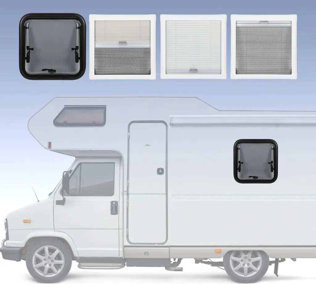 Fenêtre RV extensible double vitrage 457mm avec moustiquaire intégrée - 4