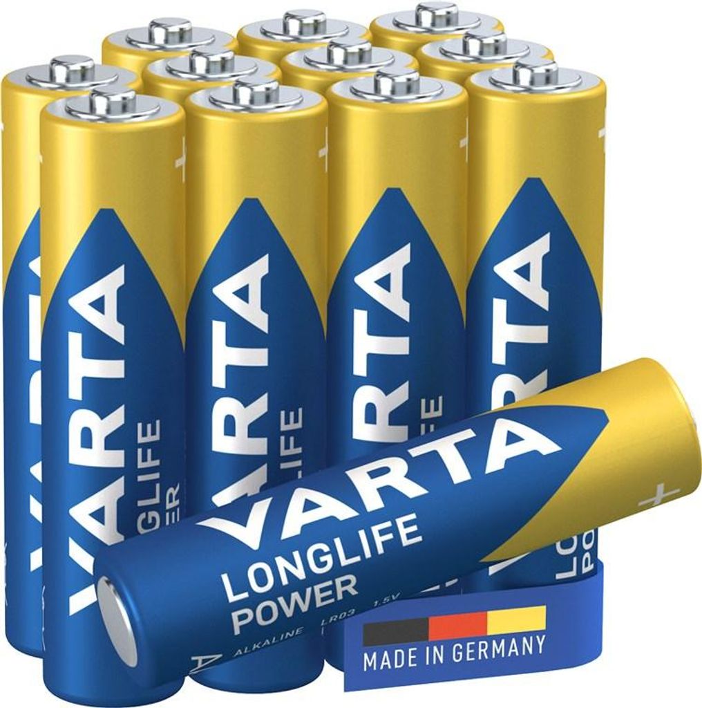 Varta 04903 301 112 Piles LONGLIFE Power AAA - BigBox 12 Image du produit 