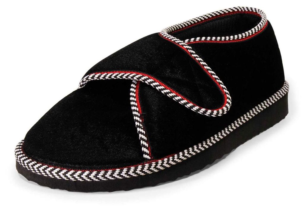 CINNEA® »VELFIX« Zimt-Hausschuhe mit Binseninnensohle, Produktbild 