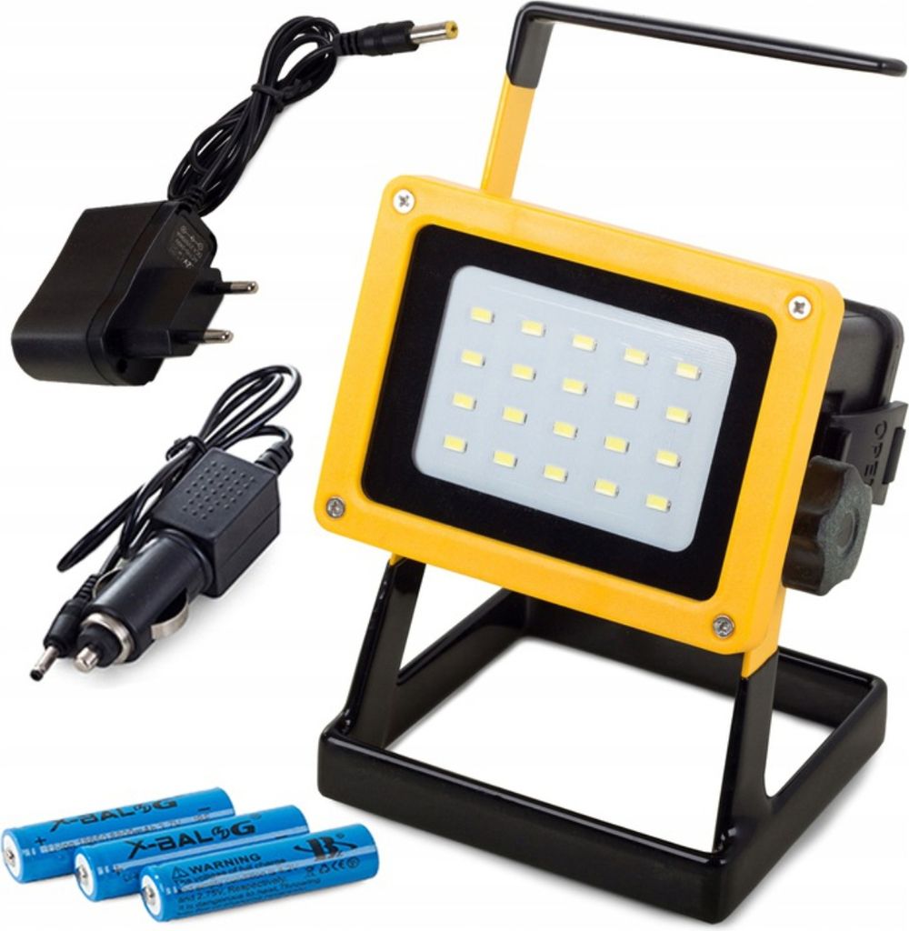 Halogenová lampa přenosná LED 20 smd 30w dobíjecí baterie Obrázek produktu 