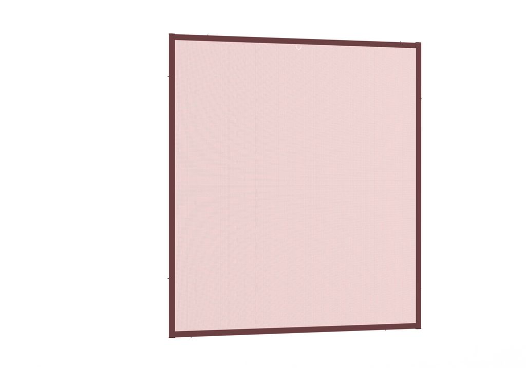 Fensterbausatz Master SLIM 100x120cm braun Pollenschutzgewebe 100690802-VH