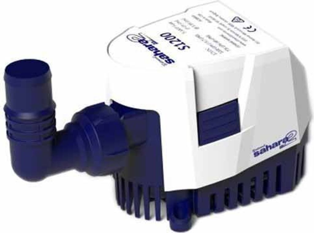 Attwood Sahara Mk2 S1200 50l/min Lenzpumpe 24v 155 x 88 mm 155 x 88 mm