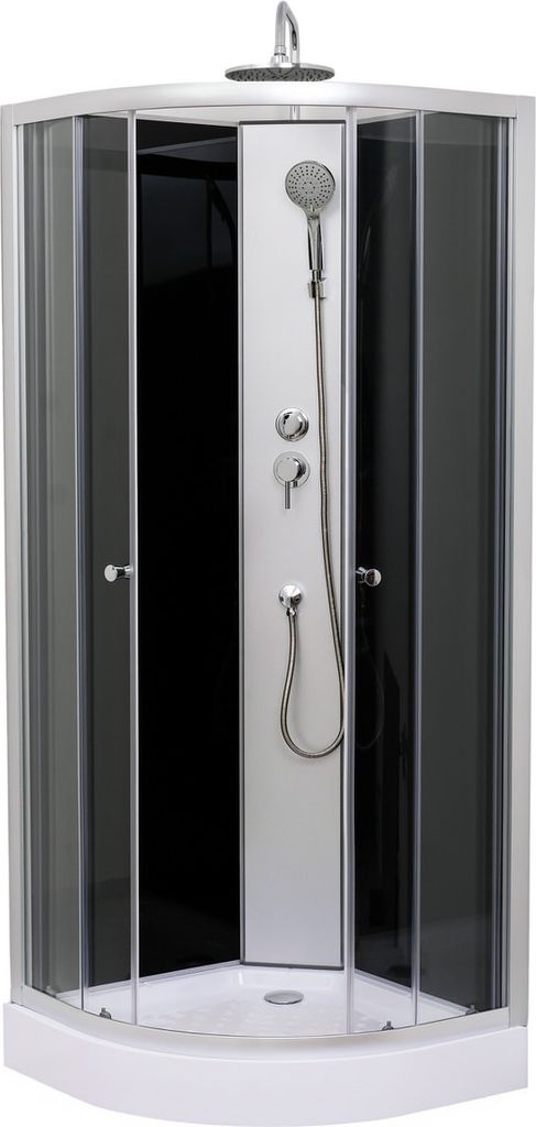 Komplettdusche Duschkabine 80×80 cm inkl. Duschwanne Produktbild 