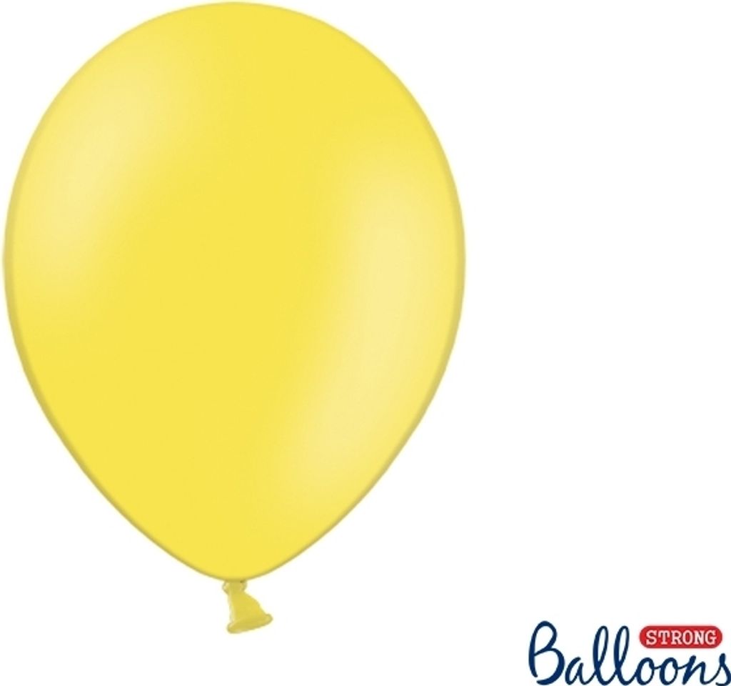 50 Stk. Luftballon Ø30cm "Uni Pastell" | Pastell Gelb