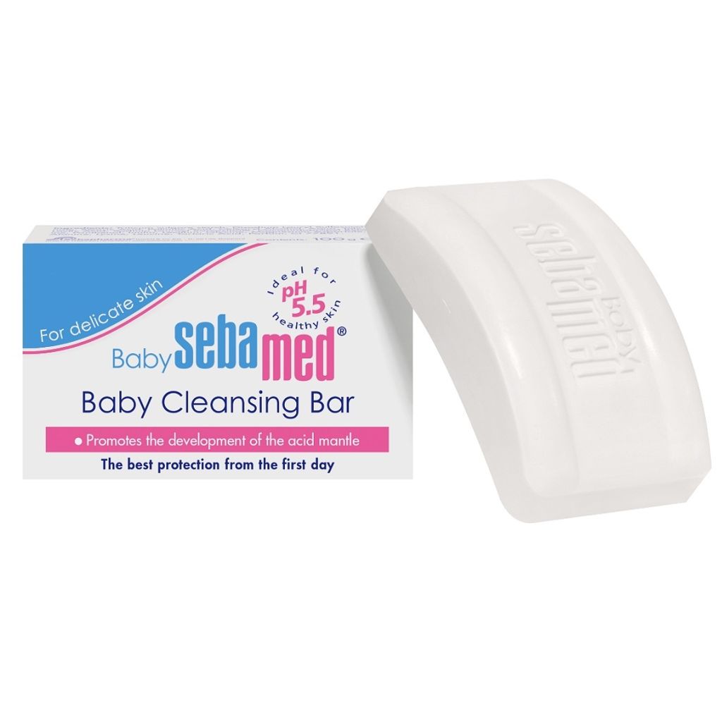 SEBAMED Baby-Reinigungs-Bar-Seife 100g Produktbild 