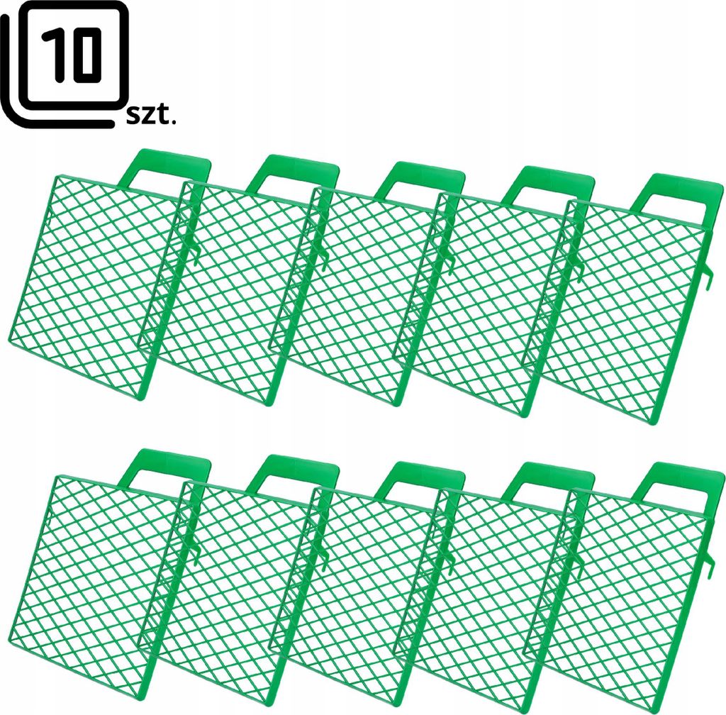 GRÜNES Malgitter 26,5cmx28,5cm (10 Stück)