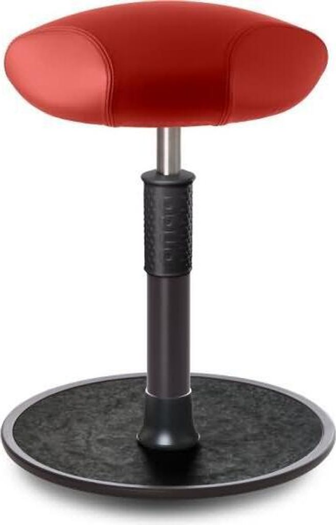 Sitz- Stehhocker Free Regular Triangel Boxmark Leder Rot Produktbild 