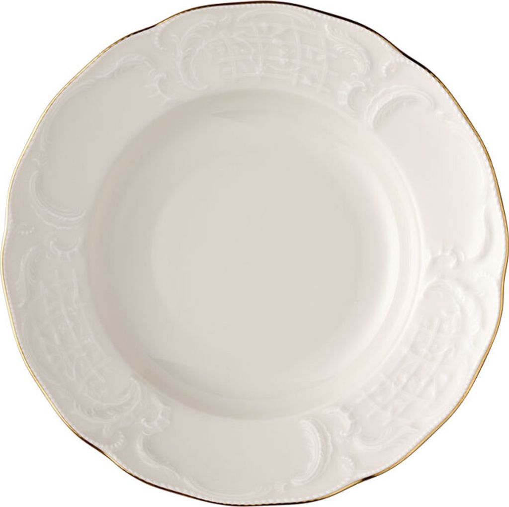 Rosenthal Suppenteller 23 cm Sanssouci Elfenbein Gold Produktbild 