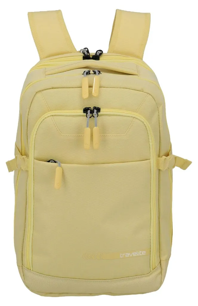Sac à Dos Ordinateur Travelite Kick Off Jaune 20L - Spécial Loisirs