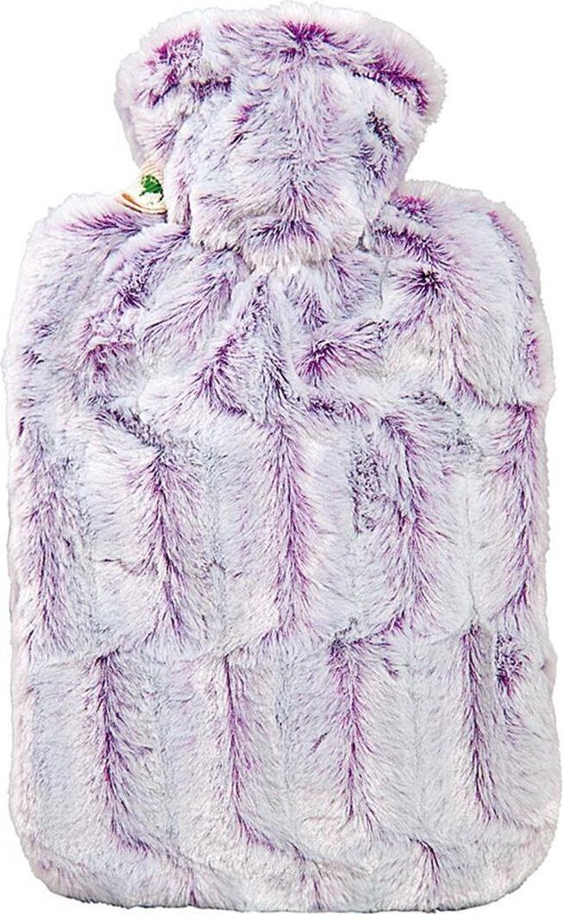 HUGO FROSCH 0585 Wärmflasche Flausch, 1,8 l, lila