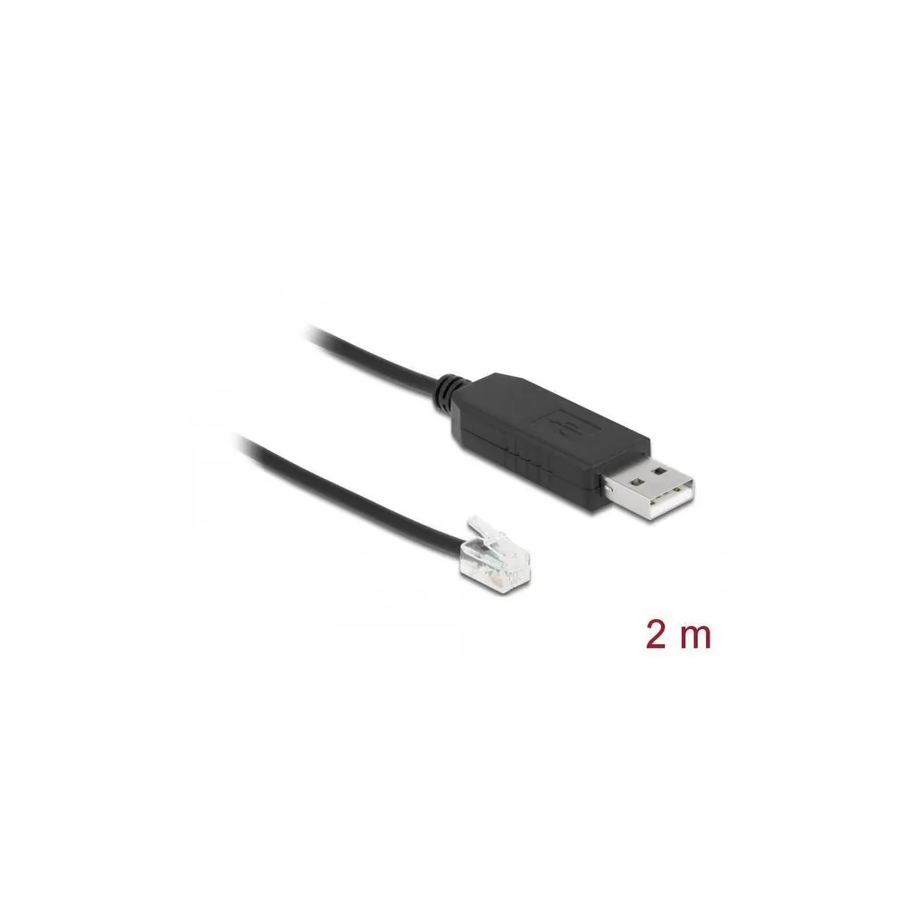 OFFERTA Delock Cavo USB RS-232 RJ9/RJ10 2m - Spedizione Rapida