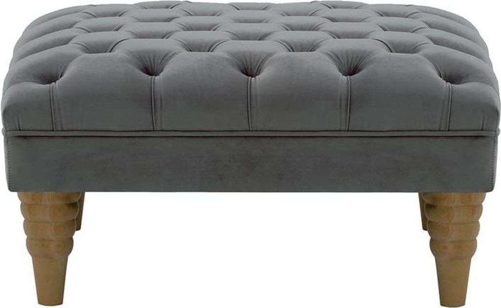 Polsterhocker Chester Max-Velluto 19-wax black