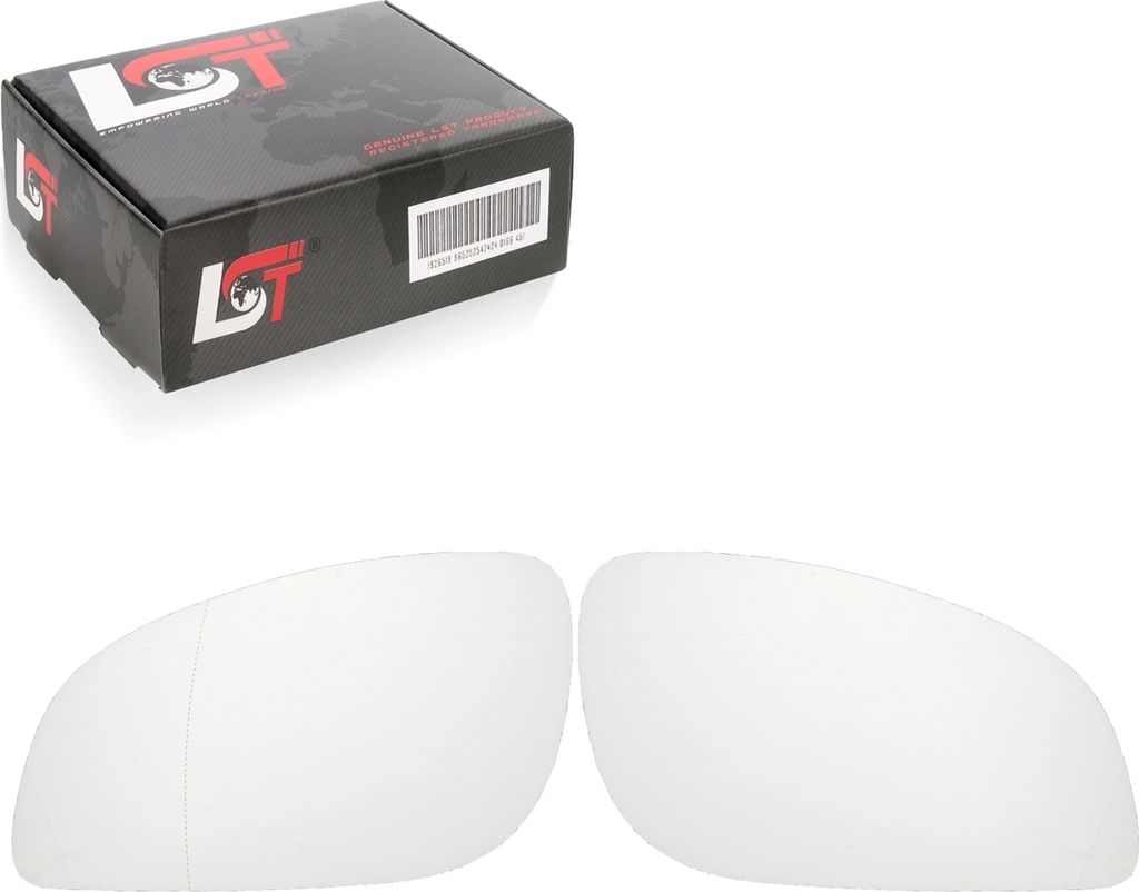 2x Außenspiegel Glas zum Kleben asphärisch konvex für Opel Vectra C Signum