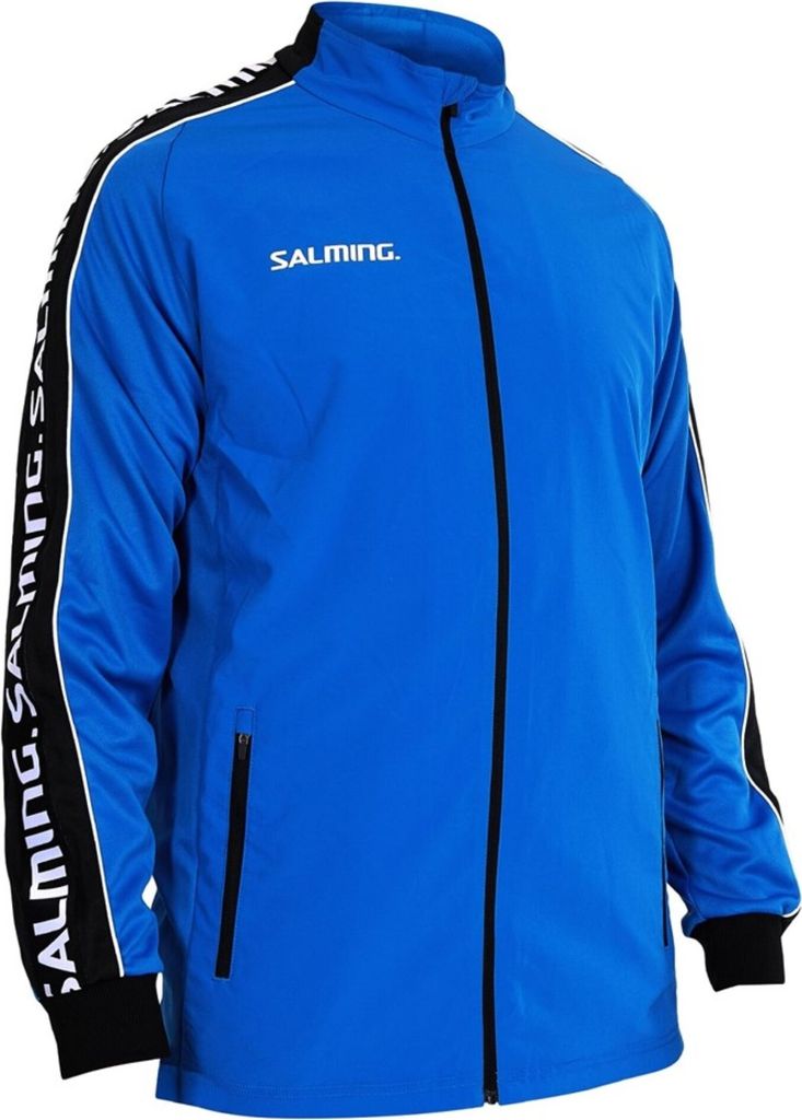 Salming Delta Jacket Herren Jacke Sportjacke Trainingsjacke blau/schwarz/weiß 1198724-0303, Größe:XXXL