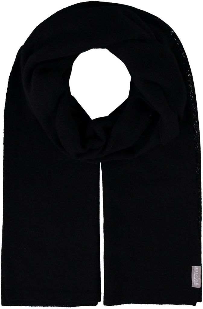 Fraas warmer & weicher Schal aus 100% Kaschmir in schwarz