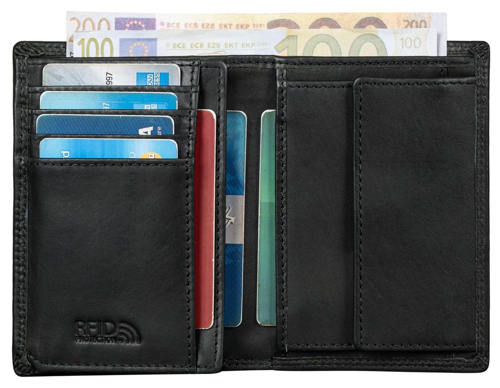 Benthill Herren Ledergeldbörse - Geldbeutel mit RFID-Schutz Produktbild 