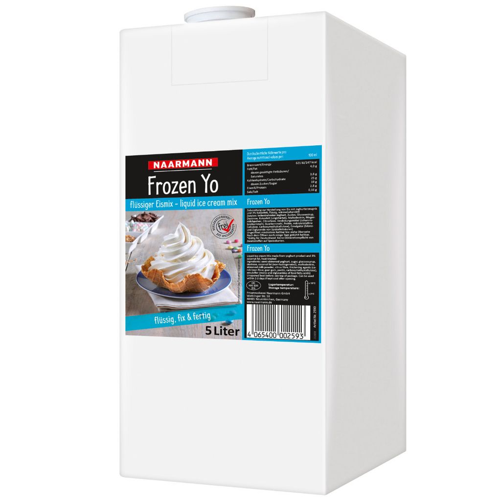 Naarmann bevroren yoghurtmix, verse yoghurt smaak, 5000 ml Productafbeelding 