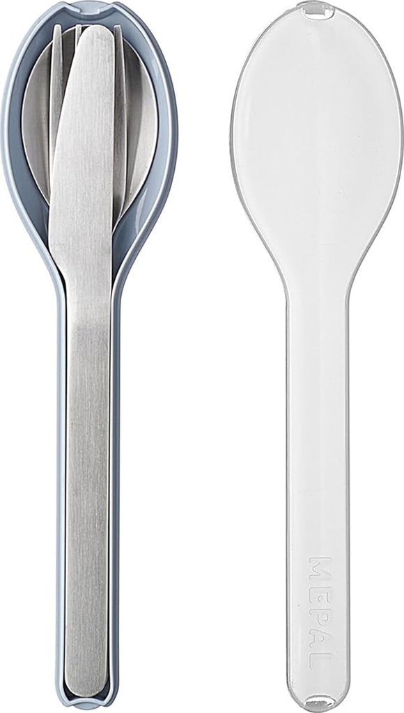 set di posate 3 pezzi ellipse - blu nordico Immagine del prodotto 