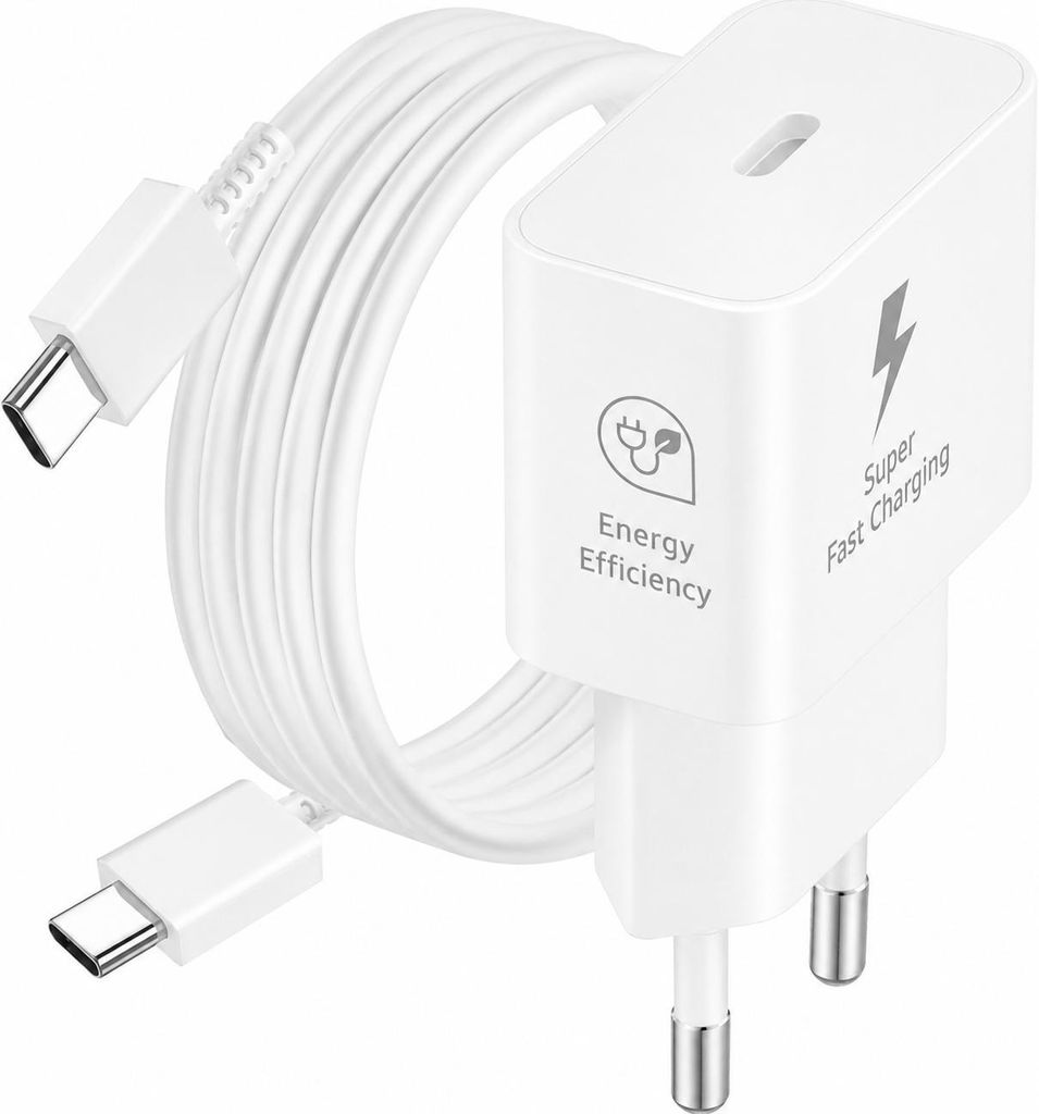 Original Samsung 25W Schnellladegerät EP-T2510 + USB-C/C Produktbild 