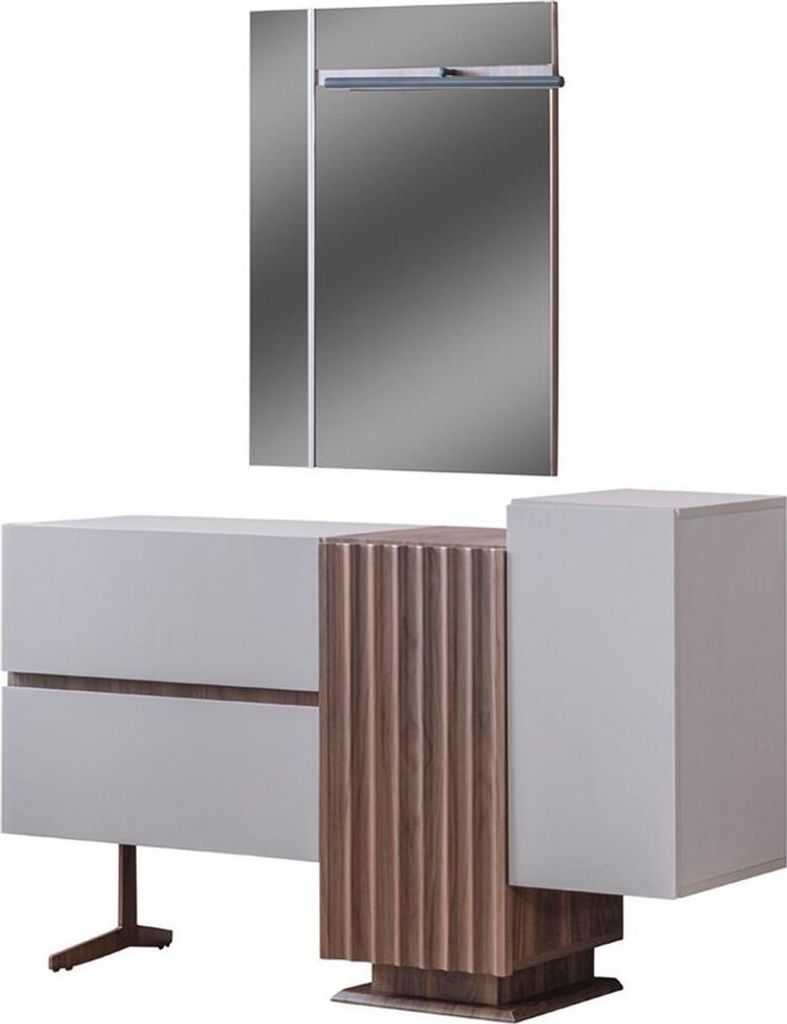 Modern Schminktisch Grau Schlafzimmer Möbel Schminktisch mit Spiegel